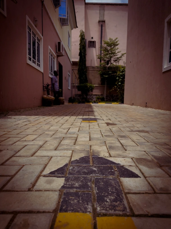 Outside